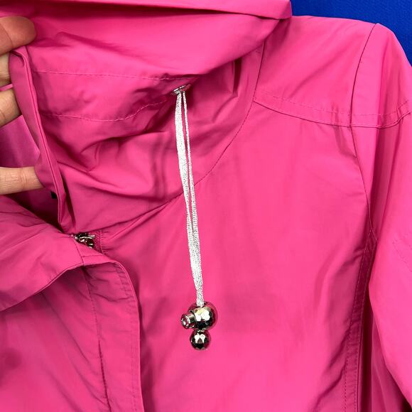|•BETSEY JOHNSON•| Pink Drawstring Waist Jacket Medium - Picture 4 of 12